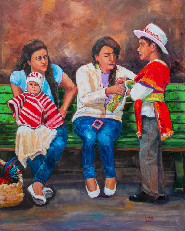 Art - Evelyn Johnson - Ecuador - Mercados